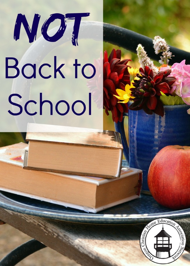 When it's not back to school time for homeschoolers in Oregon! 