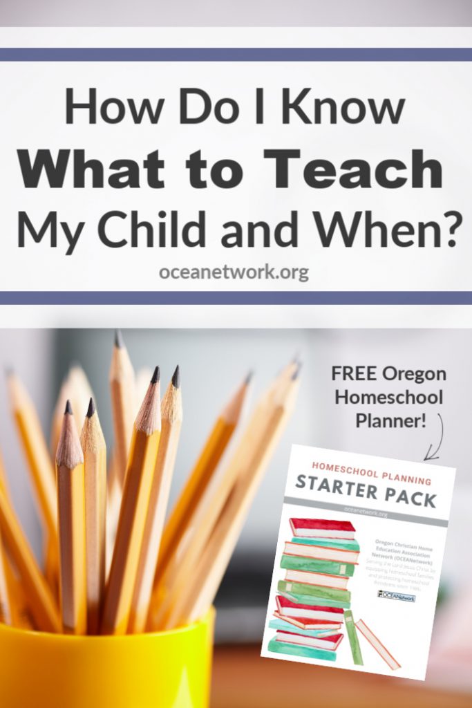 Wondering what to teach children at different stages? Here is some guidance on what to teach and when in your homeschool, as well as a FREE printable homeschool planner!
