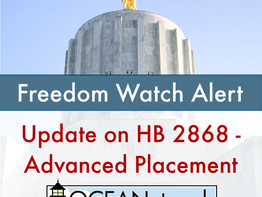 UPDATE on HB 2868 – Advanced Placement Program