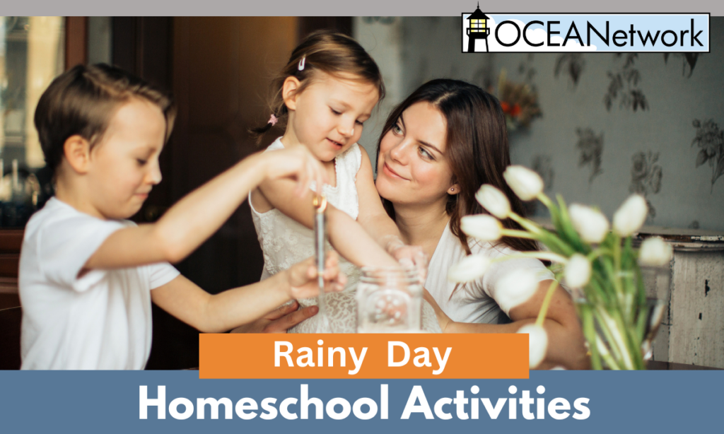Looking for ideas to get you through the days stuck indoors? Here are some rainy day homeschool activities to help.