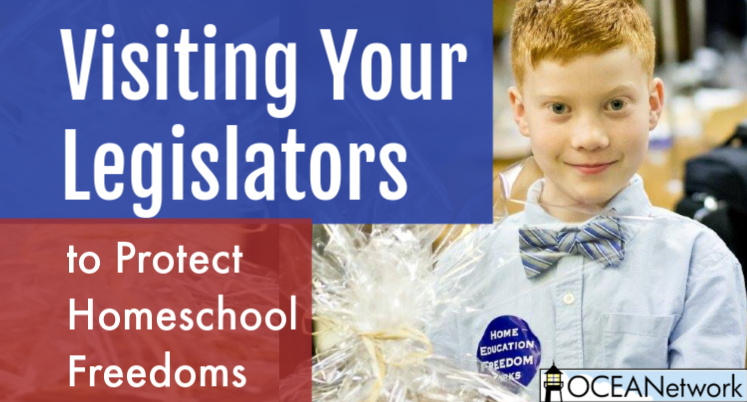 Visiting Your Legislators to Protect Homeschool Freedoms