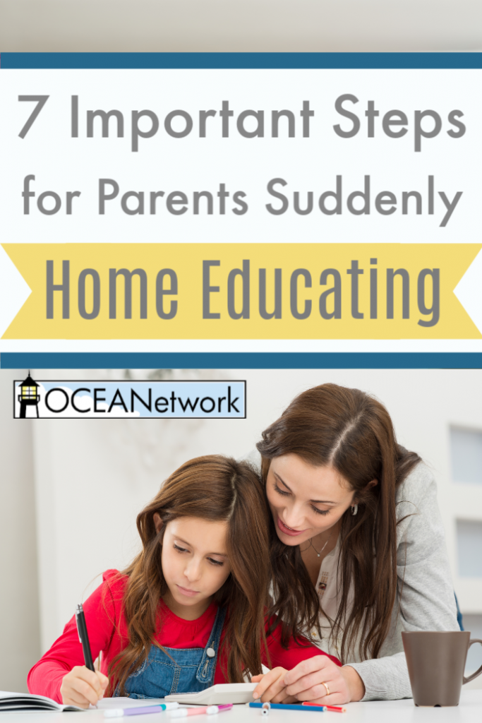 Do you find yourself suddenly thrust into home education due to a crisis? Here are 7 tips to help!