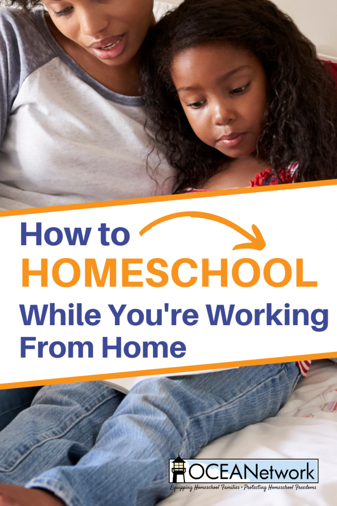 how to homeschool while working from home