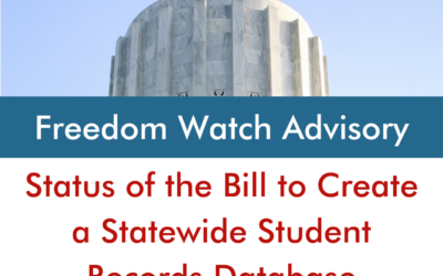 Advisory: Status of the Bill to Create a Statewide Student Records Database